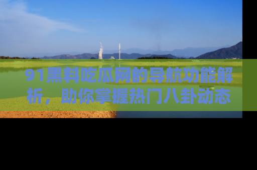 91黑料吃瓜网的导航功能解析,助你掌握热门八卦动态