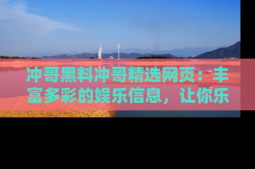 冲哥黑料冲哥精选网页：丰富多彩的娱乐信息，让你乐不停息