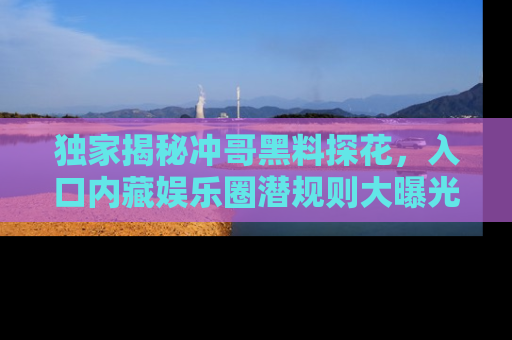 独家揭秘冲哥黑料探花，入口内藏娱乐圈潜规则大曝光