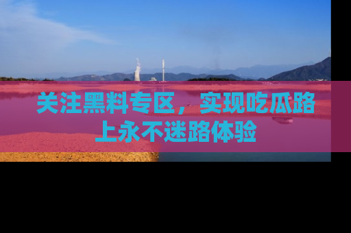 关注黑料专区，实现吃瓜路上永不迷路体验