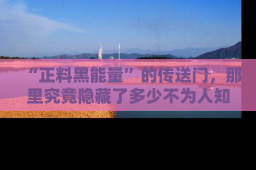 “正料黑能量”的传送门,那里究竟隐藏了多少不为人知的秘密?