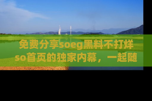 免费分享soeg黑料不打烊so首页的独家内幕,一起随时吃瓜吧!