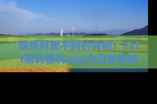 你绝对想不到的真相！zztt黑料爆料app今日发布的黑料让人叫绝！