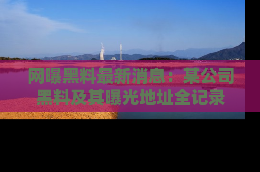 网曝黑料最新消息：某公司黑料及其曝光地址全记录
