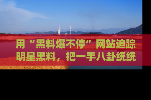 用“黑料爆不停”网站追踪明星黑料,把一手八卦统统收进你的后宫中!