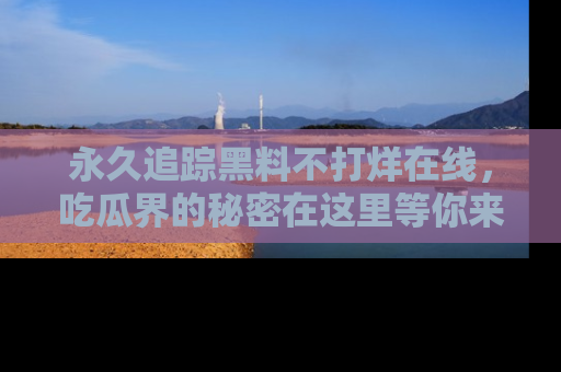 永久追踪黑料不打烊在线,吃瓜界的秘密在这里等你来发现!